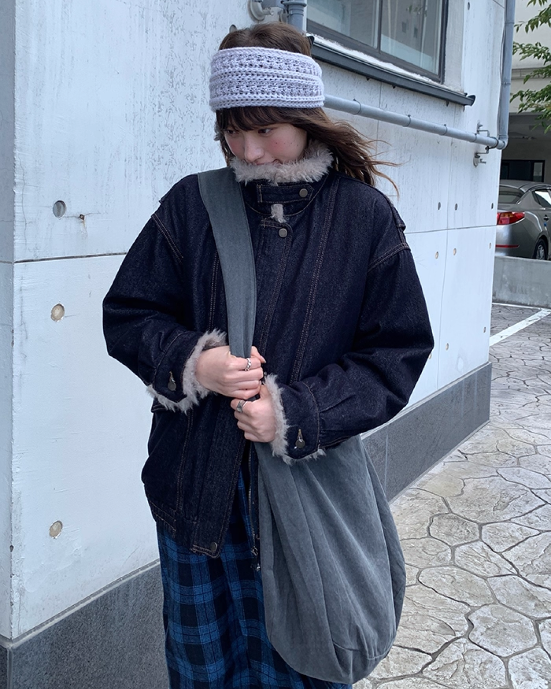 Denim Boa Blouson BU0055