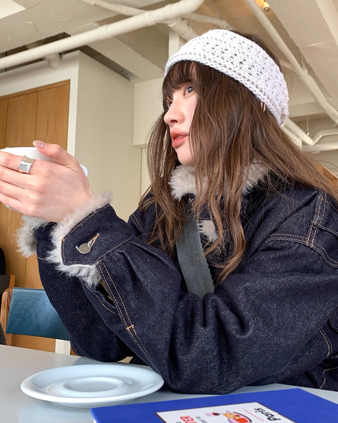 Denim Boa Blouson BU0055