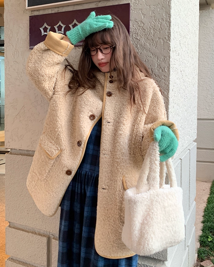 Reversible Boa Jacket BU0056