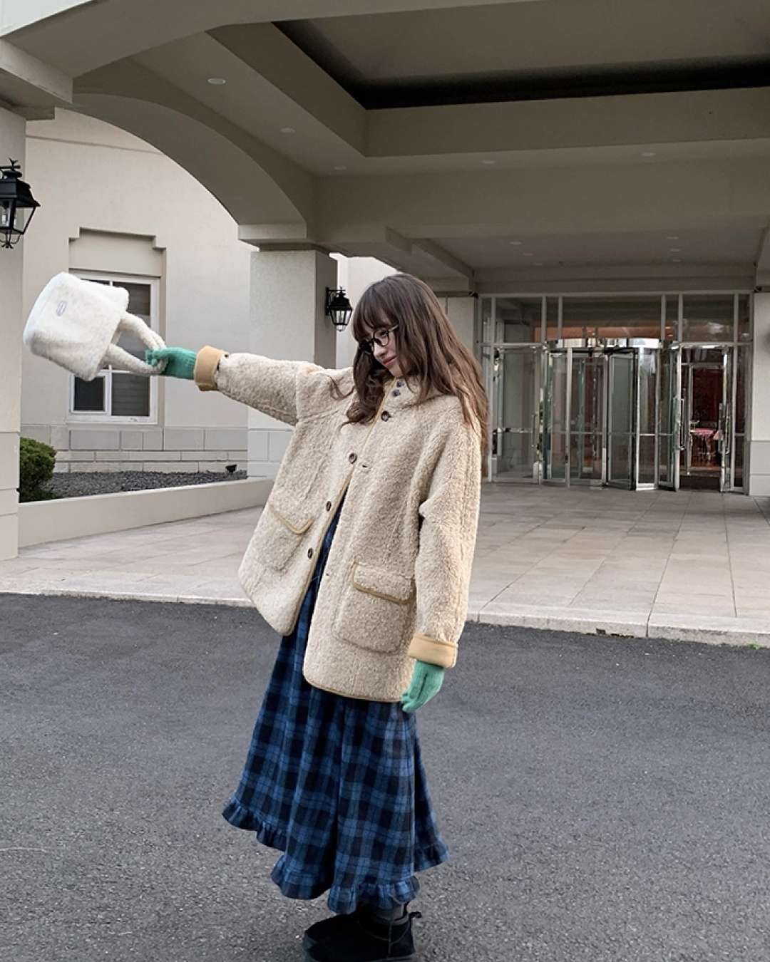 Reversible Boa Jacket BU0056