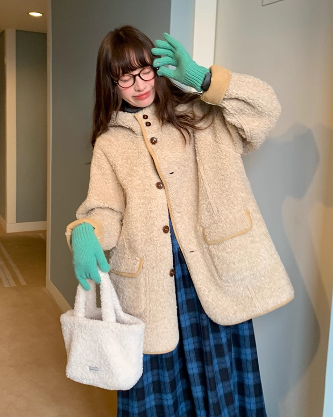 Reversible Boa Jacket BU0056