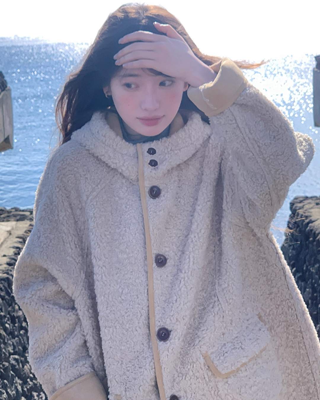 Reversible Boa Jacket BU0056