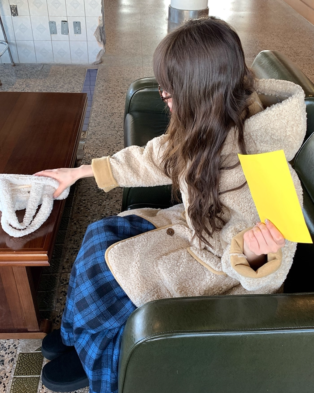 Reversible Boa Jacket BU0056