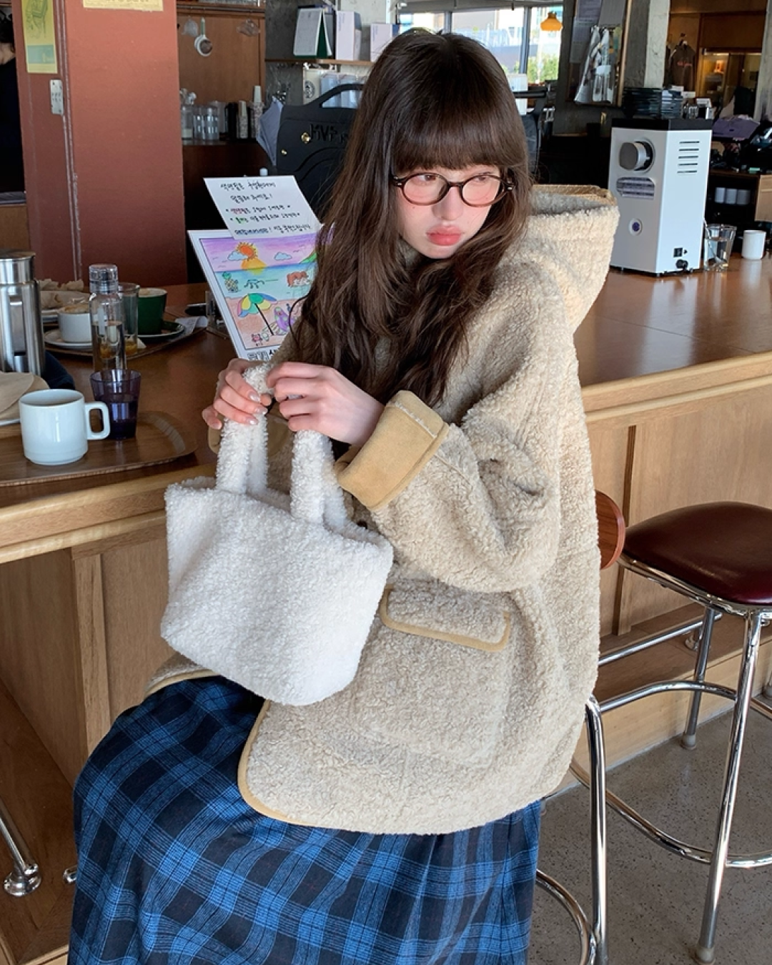 Reversible Boa Jacket BU0056