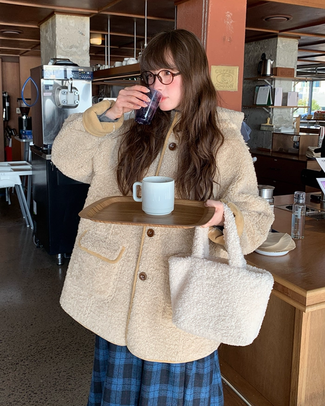 Reversible Boa Jacket BU0056