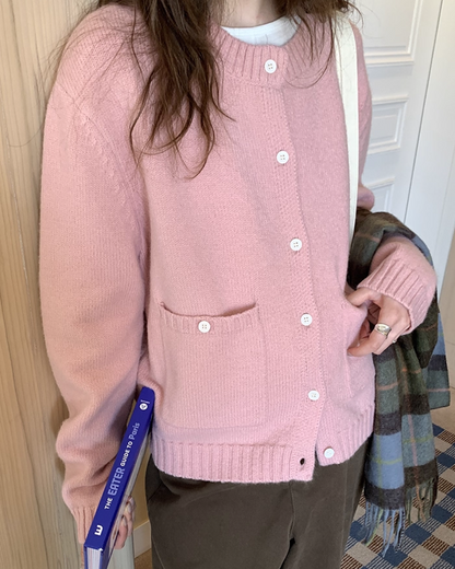 Short  Pocker Knit Cardigan BU0057