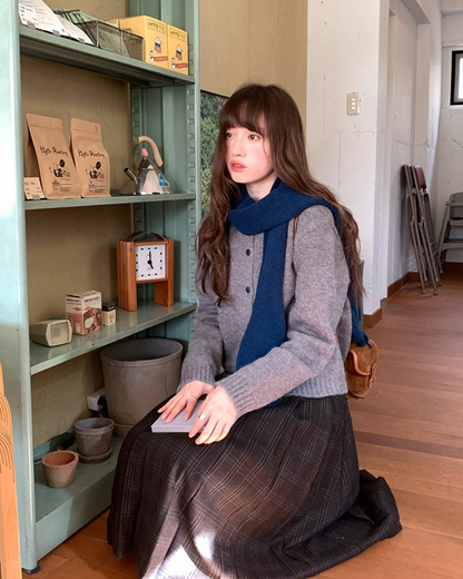 Short  Pocker Knit Cardigan BU0057