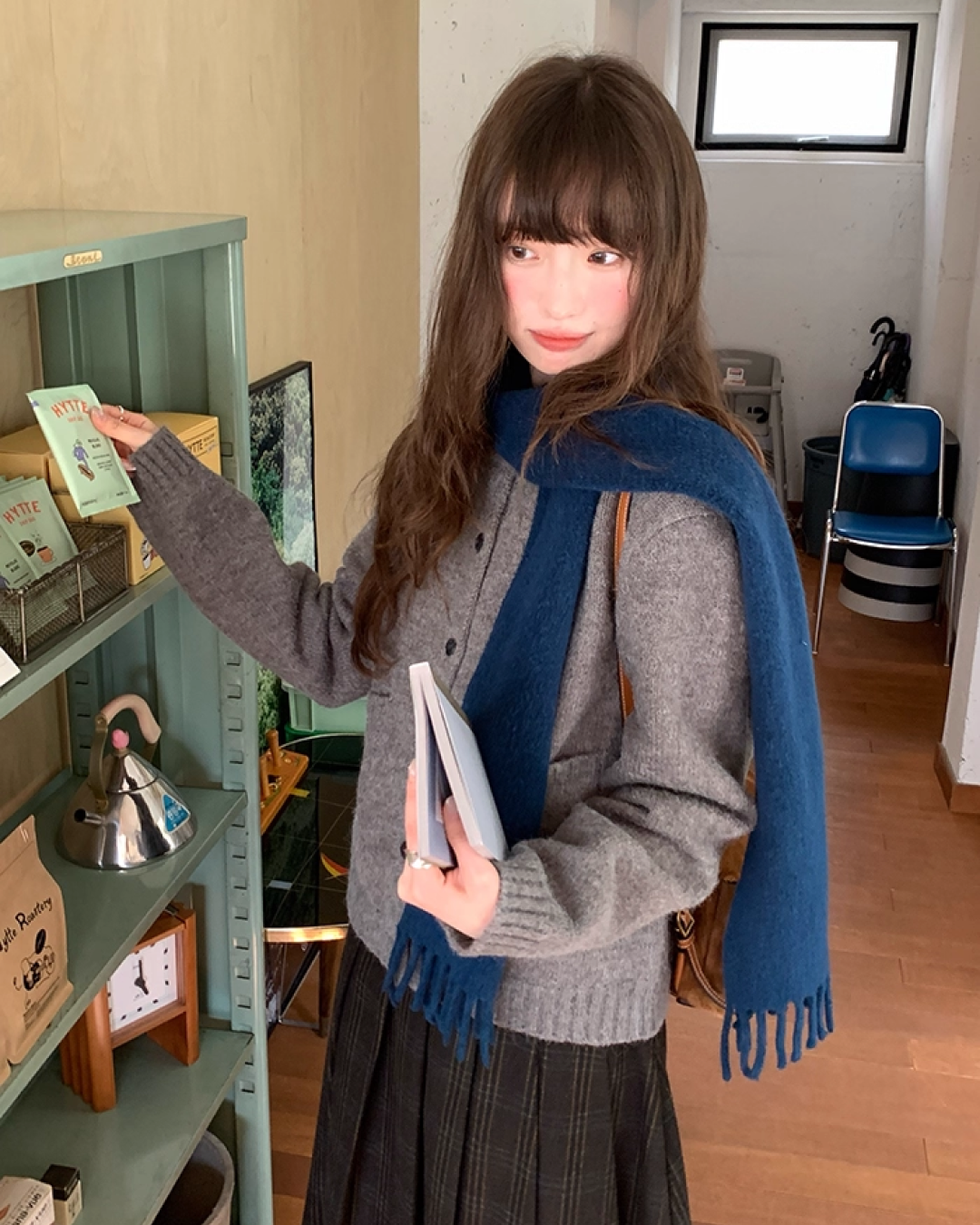 Short  Pocker Knit Cardigan BU0057