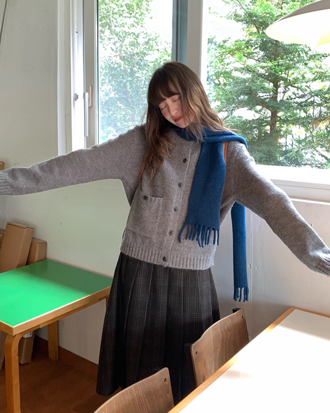 Short  Pocker Knit Cardigan BU0057