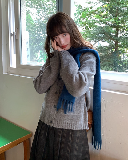 Short  Pocker Knit Cardigan BU0057