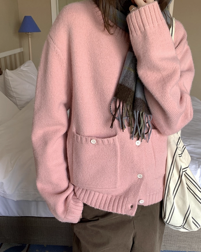 Short  Pocker Knit Cardigan BU0057