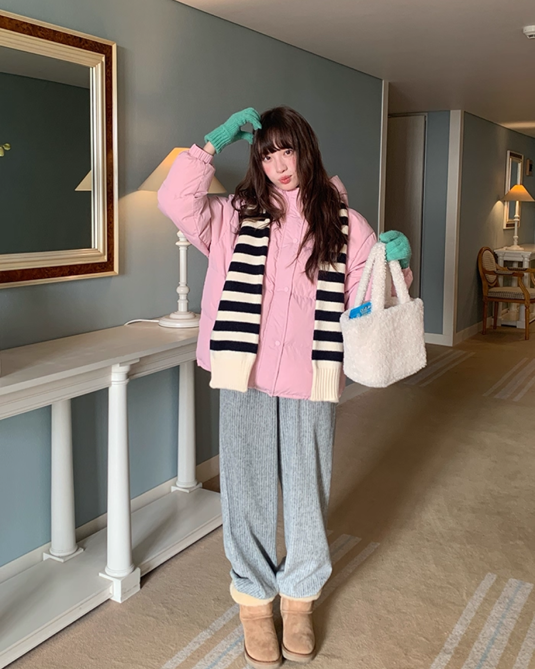 Relax Stripe Bottoms BU0059