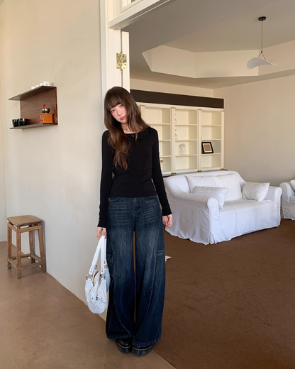 Baggy Denim Pants BU0061