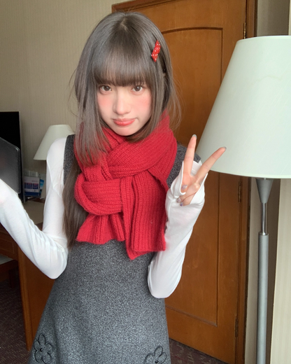 Hem Flower Design Skirt Dress BU0062