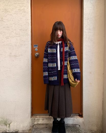 Middle Pleated Skirt BU0063