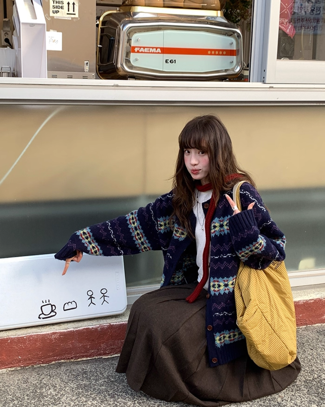 Middle Pleated Skirt BU0063