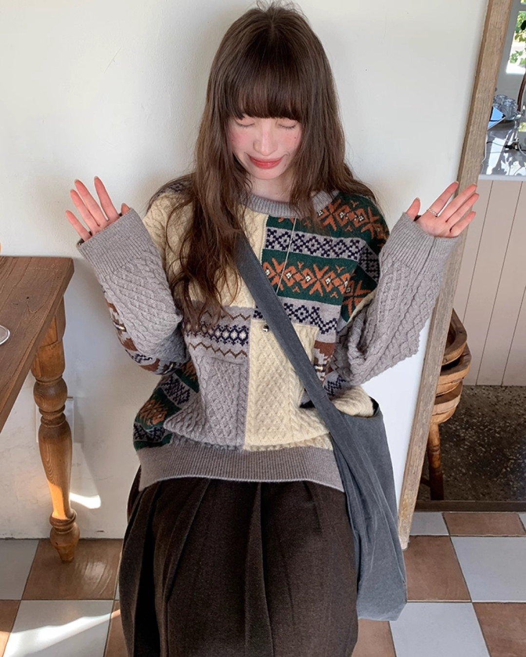 Middle Pleated Skirt BU0063