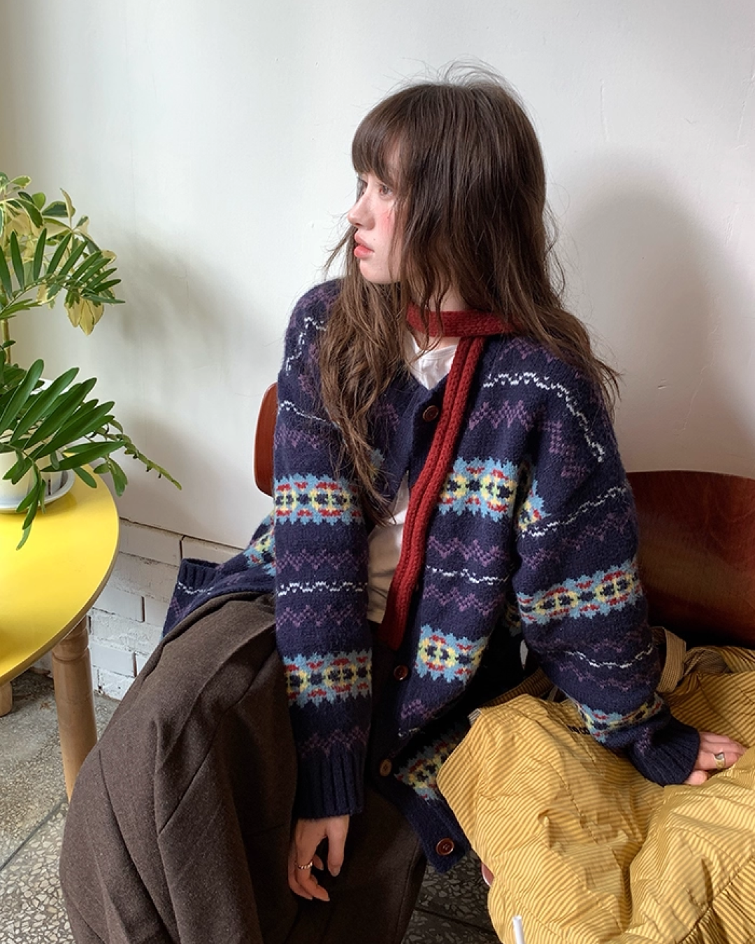 Middle Pleated Skirt BU0063