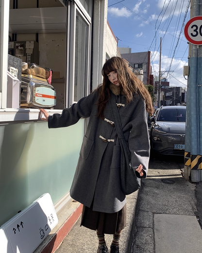 Long Boa Lining Check Outer BU0066