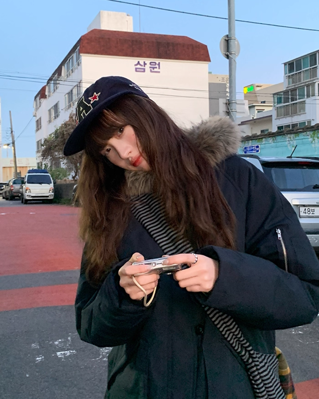 Boa Hood Long Coat BU0068