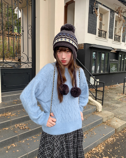 Sparkling Short Color Knit BU0069