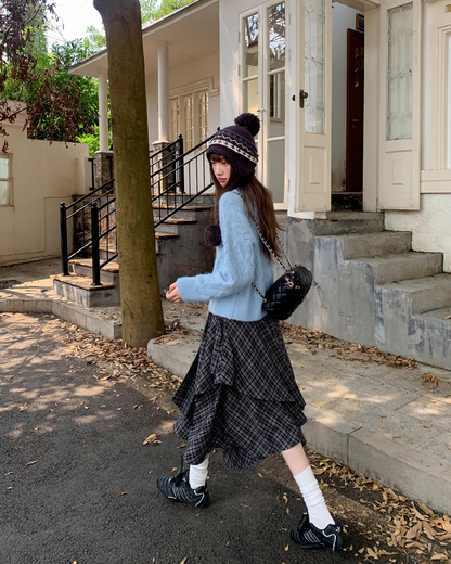 Sparkling Short Color Knit BU0069