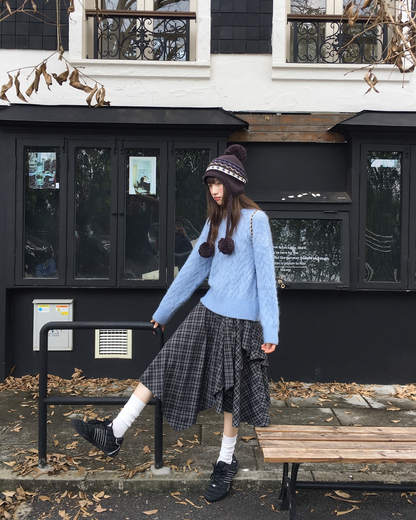 Sparkling Short Color Knit BU0069