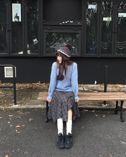 Sparkling Short Color Knit BU0069