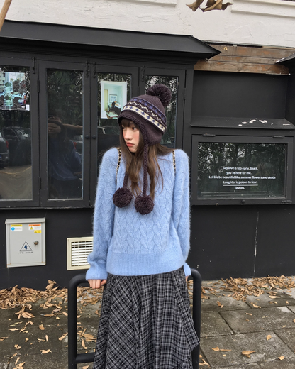 Sparkling Short Color Knit BU0069