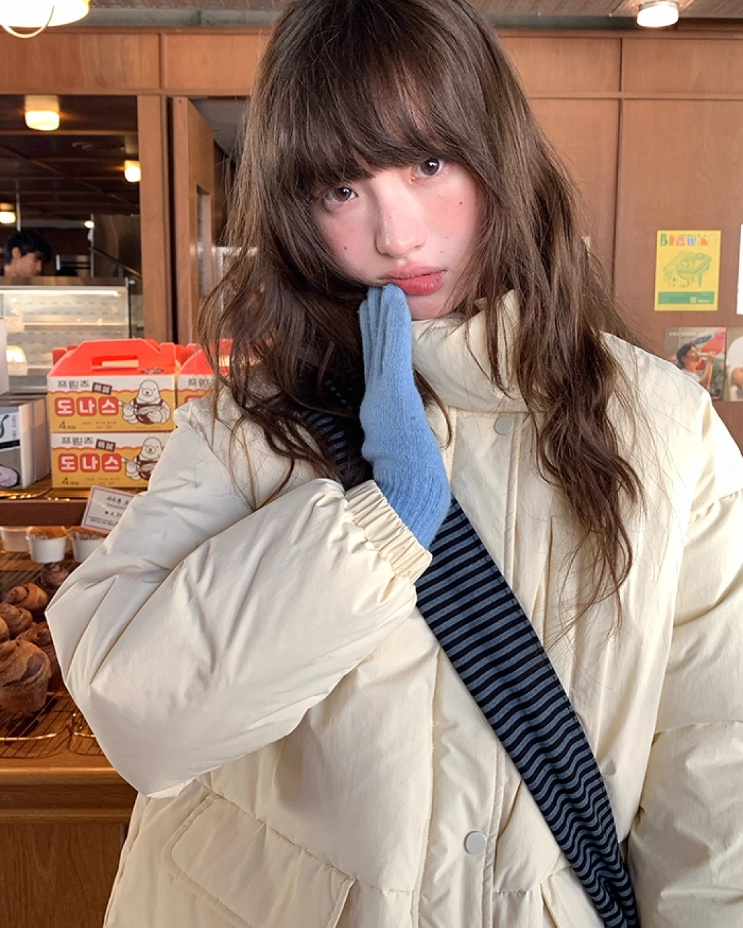 High Neck Button Down Jacket BU0072