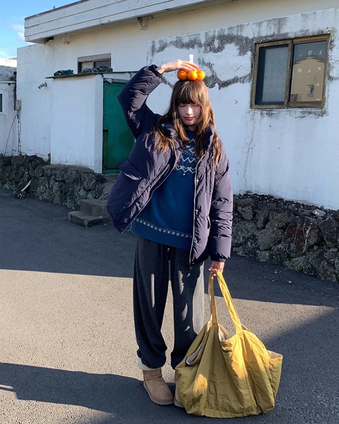 High Neck Button Down Jacket BU0072