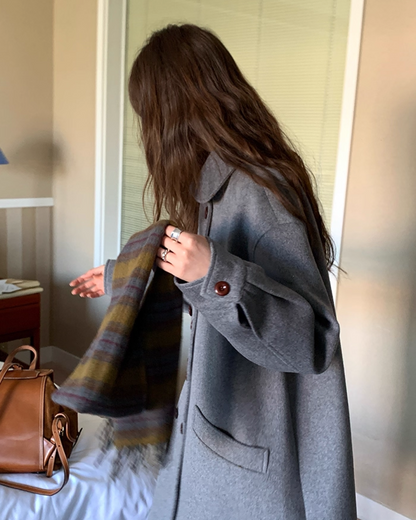 Double-breasted Long Coat BU0074