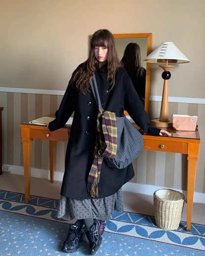 Double-breasted Long Coat BU0074