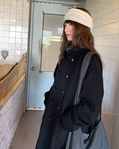 Double-breasted Long Coat BU0074