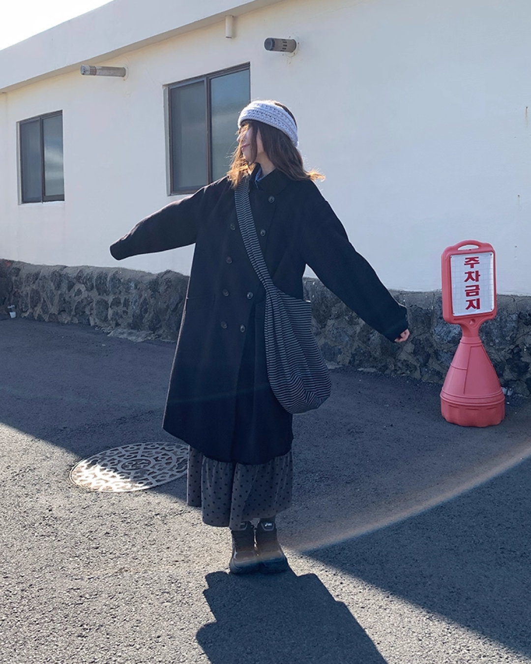 Double-breasted Long Coat BU0074