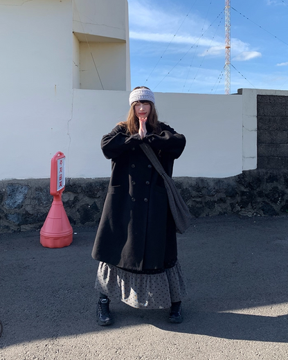 Double-breasted Long Coat BU0074