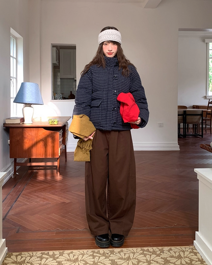 Retro Check Padded Jacket BU0075