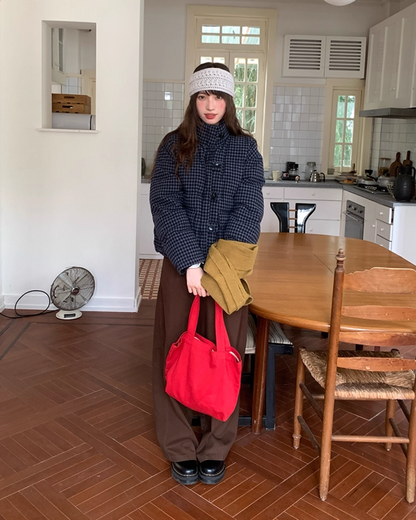 Retro Check Padded Jacket BU0075