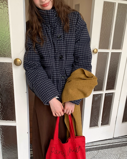 Retro Check Padded Jacket BU0075