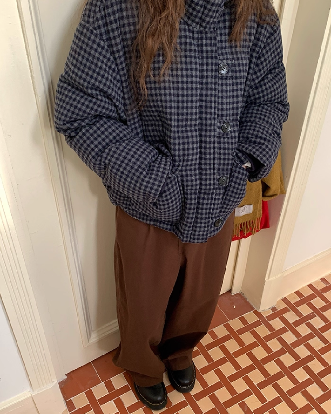 Retro Check Padded Jacket BU0075