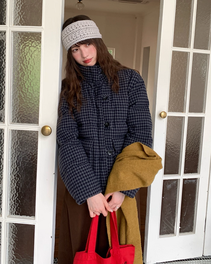 Retro Check Padded Jacket BU0075
