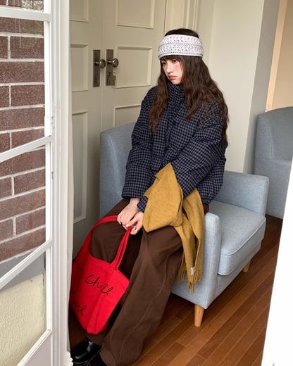 Retro Check Padded Jacket BU0075