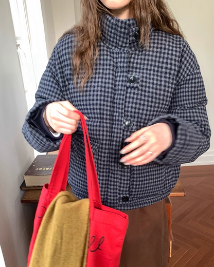 Retro Check Padded Jacket BU0075