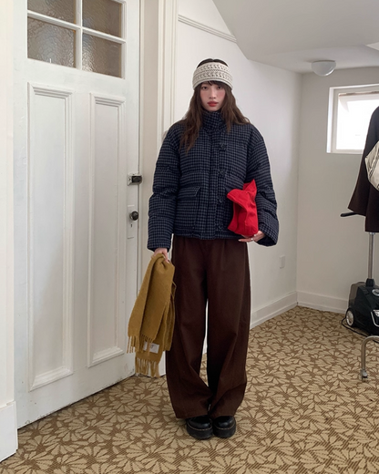 Retro Check Padded Jacket BU0075