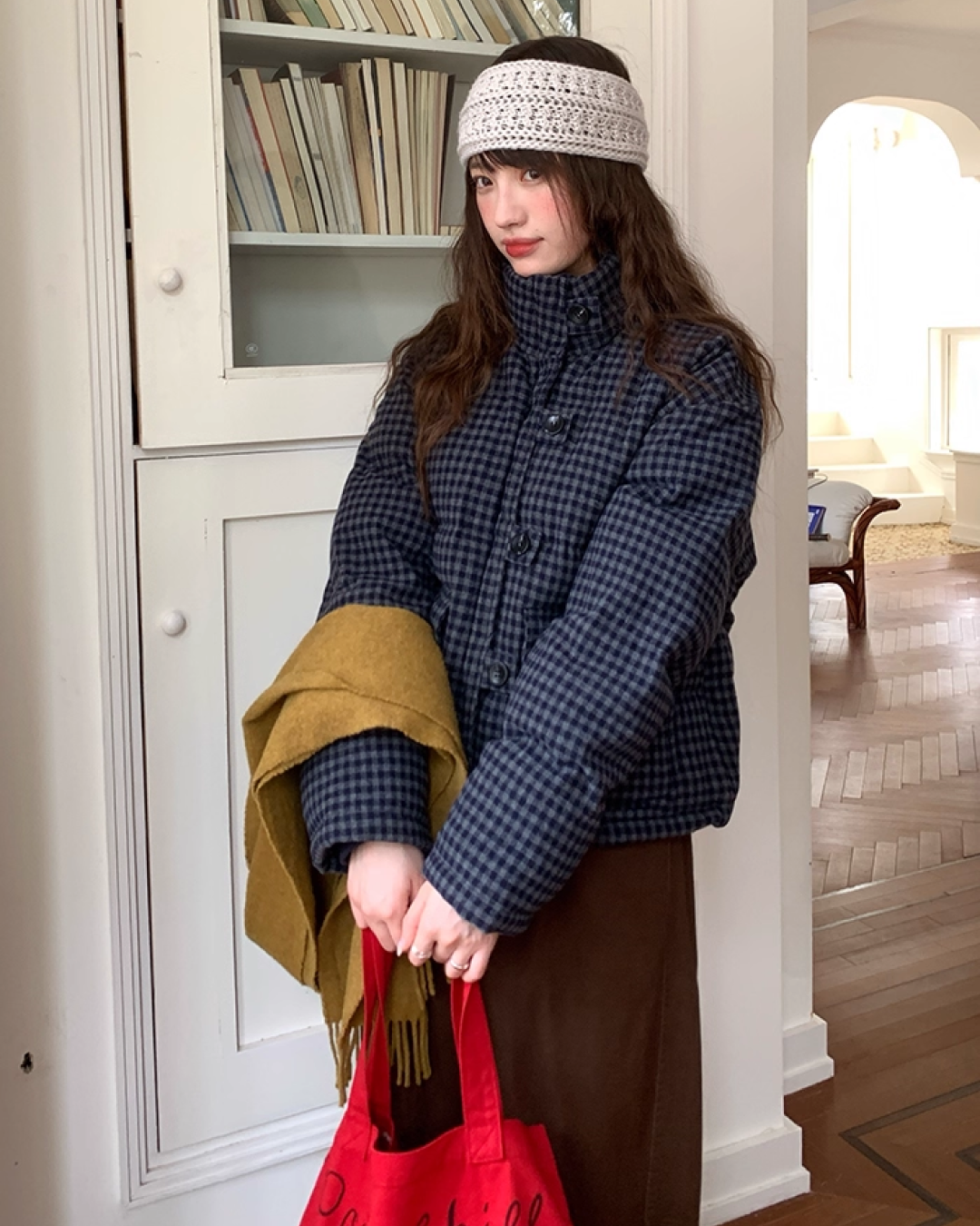 Retro Check Padded Jacket BU0075