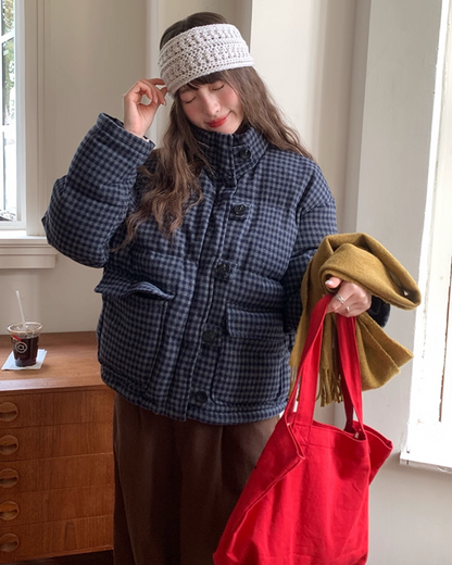 Retro Check Padded Jacket BU0075