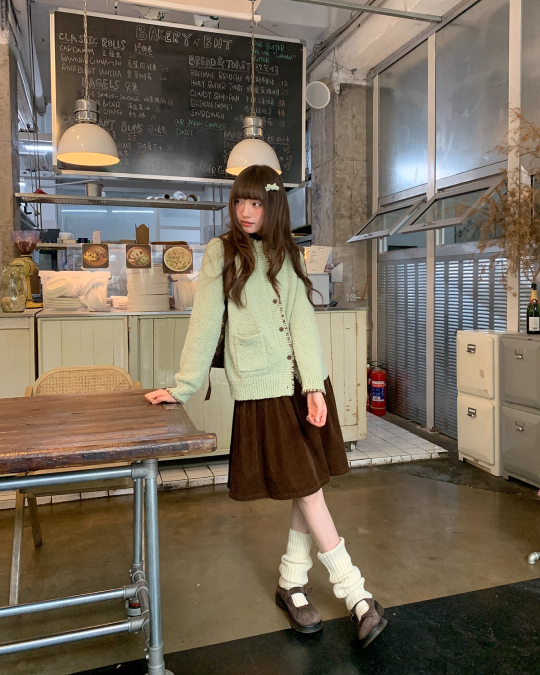 String Design Knit Cardigan BU0077