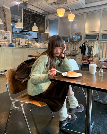 String Design Knit Cardigan BU0077