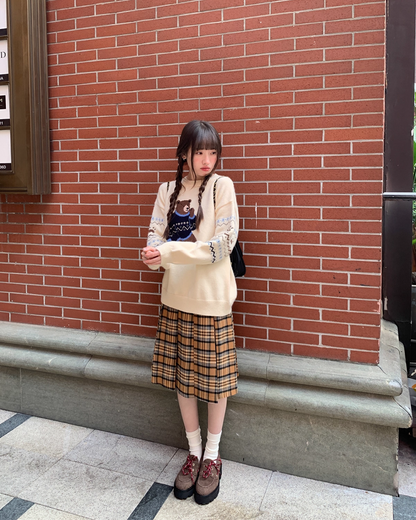 Bear Pattern Knit BU0082