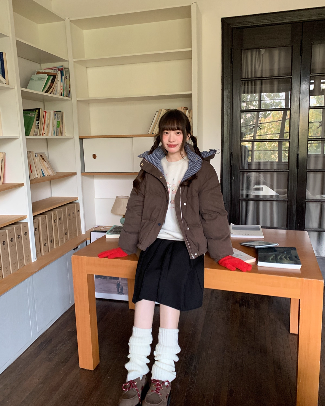 Dog Print Sweatshirt BU0083